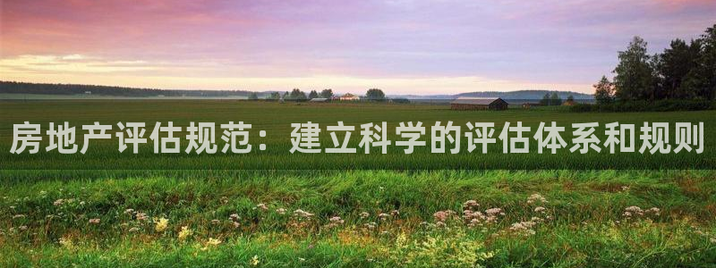 摩登7：房地产评估规范：建立科学的评估体系和规则