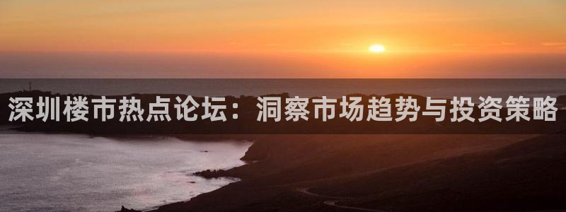 摩登7安全吗：深圳楼市热点论坛：洞察市场趋势与投资策略