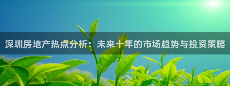 摩登6韩这7O667：深圳房地产热点分析：未来十年的市场趋势