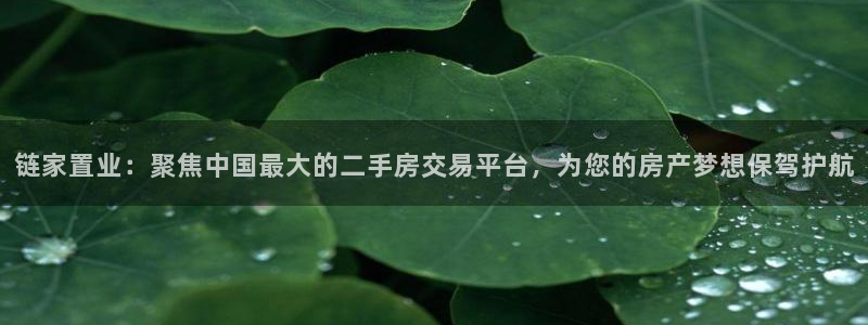 摩登7前7O667：链家置业：聚焦中国最大的二手房交易平台，