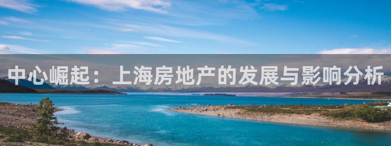 摩登招商尢首选金手指7：中心崛起：上海房地产的发展与影响分析