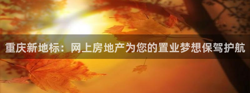 摩登3周这7O667：重庆新地标：网上房地产为您的置业梦想保