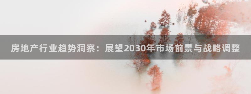 摩登注册尽7O777：房地产行业趋势洞察：展望2030年市场