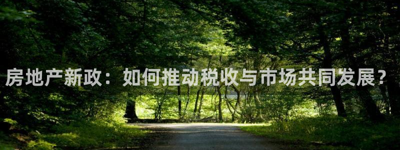 摩登7系列：房地产新政：如何推动税收与市场共同发展？